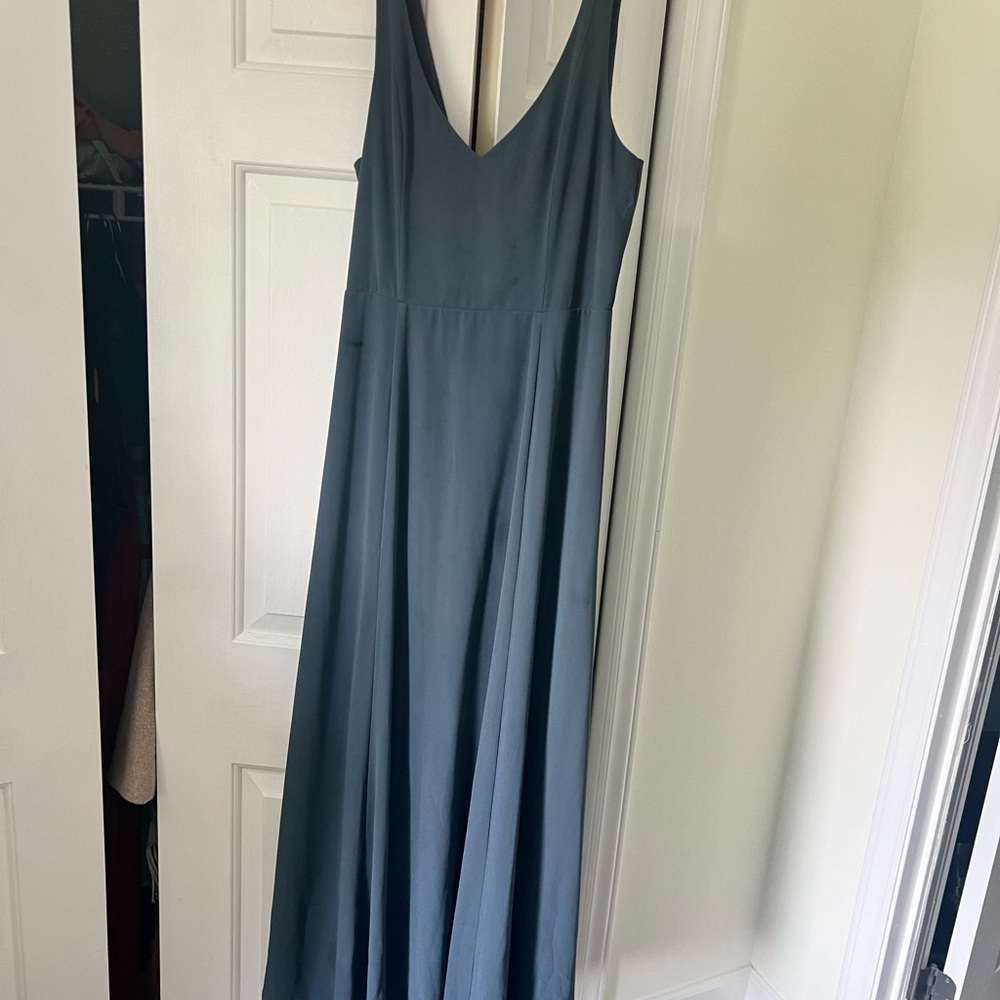 Show Me Your MuMu Blue Sleeveless Dress